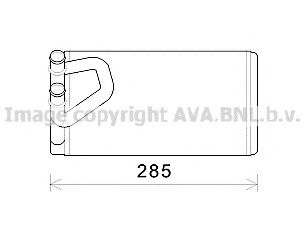 AVA QUALITY COOLING DN6373 Теплообменник, отопление салона для NISSAN (Ниссан) AVA QUALITY COOLING DN6373 Теплообменник, отопление салона для NISSAN (Ниссан)