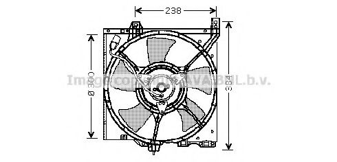 AVA QUALITY COOLING DN7520 Вентилятор, охлаждение двигателя для NISSAN (Ниссан) AVA QUALITY COOLING DN7520 Вентилятор, охлаждение двигателя для NISSAN (Ниссан)