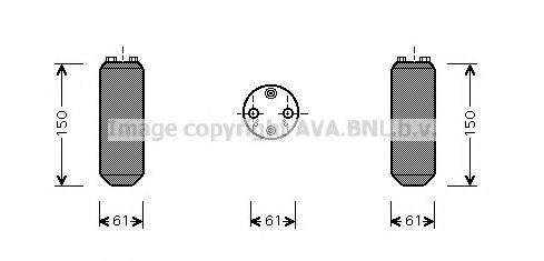 AVA QUALITY COOLING DND255 Осушитель, кондиционер для MITSUBISHI COLT/RODEO (Митсубиши/митсубиси Cолт/родэо) AVA QUALITY COOLING DND255 Осушитель, кондиционер для MITSUBISHI COLT/RODEO (Митсубиши/митсубиси Cолт/родэо)