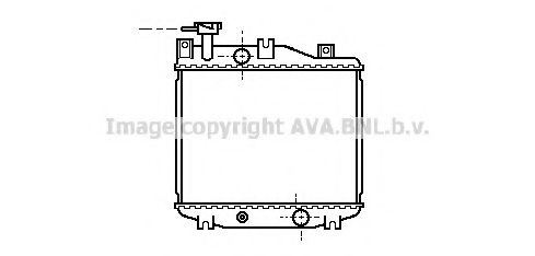 AVA QUALITY COOLING DU2005 Радиатор, охлаждение двигателя для DAIHATSU MIRA (Дайхатсу Мира) AVA QUALITY COOLING DU2005 Радиатор, охлаждение двигателя для DAIHATSU MIRA (Дайхатсу Мира)