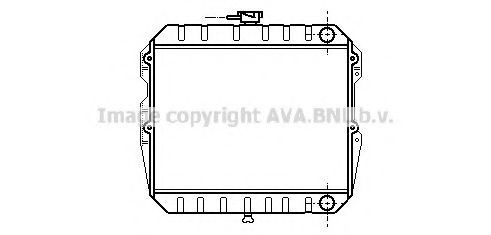 AVA QUALITY COOLING DU2006 Радиатор, охлаждение двигателя для DAIHATSU SCAT (Дайхатсу Сcат) AVA QUALITY COOLING DU2006 Радиатор, охлаждение двигателя для DAIHATSU SCAT (Дайхатсу Сcат)