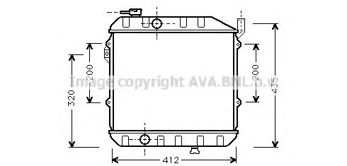AVA QUALITY COOLING DU2007 Радиатор, охлаждение двигателя для DAIHATSU CHARADE II (Дайхатсу Чарадэ 2) AVA QUALITY COOLING DU2007 Радиатор, охлаждение двигателя для DAIHATSU CHARADE II (Дайхатсу Чарадэ 2)