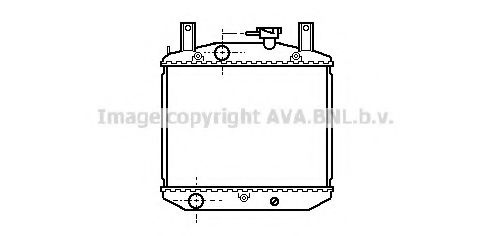 AVA QUALITY COOLING DU2008 Радиатор, охлаждение двигателя для DAIHATSU CUORE III (Дайхатсу Cуорэ 3) AVA QUALITY COOLING DU2008 Радиатор, охлаждение двигателя для DAIHATSU CUORE III (Дайхатсу Cуорэ 3)