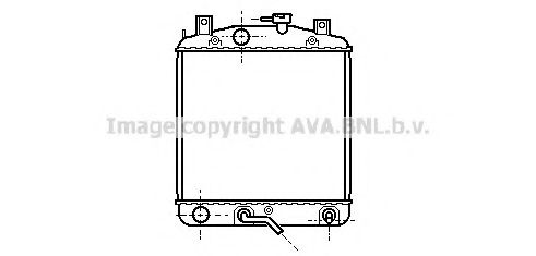 AVA QUALITY COOLING DU2011 Радиатор, охлаждение двигателя для DAIHATSU CUORE III (Дайхатсу Cуорэ 3) AVA QUALITY COOLING DU2011 Радиатор, охлаждение двигателя для DAIHATSU CUORE III (Дайхатсу Cуорэ 3)