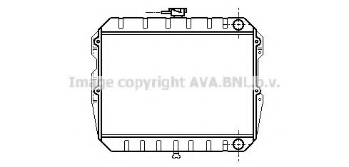 AVA QUALITY COOLING DU2023 Радиатор, охлаждение двигателя для DAIHATSU SCAT (Дайхатсу Сcат) AVA QUALITY COOLING DU2023 Радиатор, охлаждение двигателя для DAIHATSU SCAT (Дайхатсу Сcат)