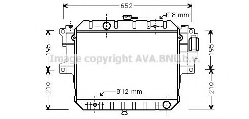 AVA QUALITY COOLING DU2028 Радиатор, охлаждение двигателя для DAIHATSU FEROZA HARD TOP (Дайхатсу Фэроза хард топ) AVA QUALITY COOLING DU2028 Радиатор, охлаждение двигателя для DAIHATSU FEROZA HARD TOP (Дайхатсу Фэроза хард топ)