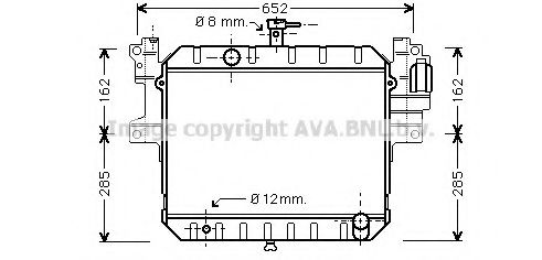 AVA QUALITY COOLING DU2040 Радиатор, охлаждение двигателя для DAIHATSU FEROZA HARD TOP (Дайхатсу Фэроза хард топ) AVA QUALITY COOLING DU2040 Радиатор, охлаждение двигателя для DAIHATSU FEROZA HARD TOP (Дайхатсу Фэроза хард топ)