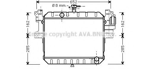 AVA QUALITY COOLING DU2041 Радиатор, охлаждение двигателя для DAIHATSU FEROZA HARD TOP (Дайхатсу Фэроза хард топ) AVA QUALITY COOLING DU2041 Радиатор, охлаждение двигателя для DAIHATSU FEROZA HARD TOP (Дайхатсу Фэроза хард топ)