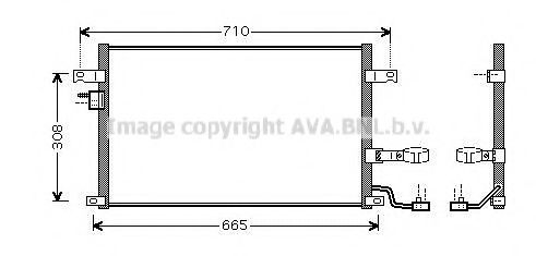 AVA QUALITY COOLING DW5056D Конденсатор, кондиционер для DAEWOO LACETTI (Дэу Лачетти) AVA QUALITY COOLING DW5056D Конденсатор, кондиционер для DAEWOO LACETTI (Дэу Лачетти)