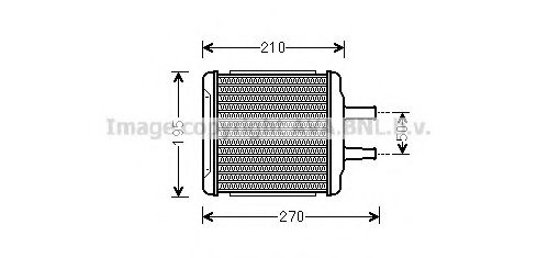 AVA QUALITY COOLING DW6088 Теплообменник, отопление салона для DAEWOO LACETTI (Дэу Лачетти) AVA QUALITY COOLING DW6088 Теплообменник, отопление салона для DAEWOO LACETTI (Дэу Лачетти)