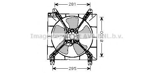 AVA QUALITY COOLING DW7507 Вентилятор, охлаждение двигателя для DAEWOO LACETTI (Дэу Лачетти) AVA QUALITY COOLING DW7507 Вентилятор, охлаждение двигателя для DAEWOO LACETTI (Дэу Лачетти)