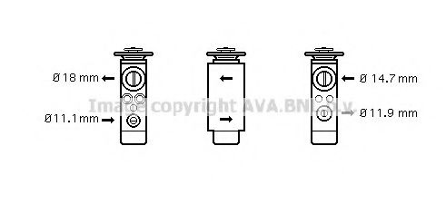 AVA QUALITY COOLING FD1380 Расширительный клапан, кондиционер для FORD SCORPIO II (Форд Скорпио 2) AVA QUALITY COOLING FD1380 Расширительный клапан, кондиционер для FORD SCORPIO II (Форд Скорпио 2)
