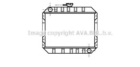 AVA QUALITY COOLING FD2002 Радиатор, охлаждение двигателя 