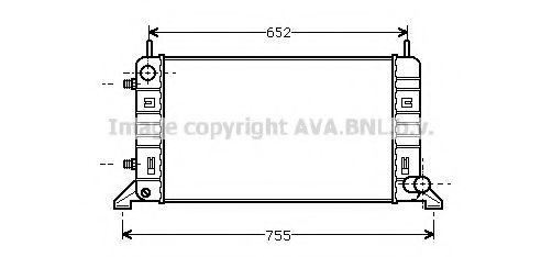 AVA QUALITY COOLING FD2079 Радиатор, охлаждение двигателя для FORD ORION II (Форд Орион 2) AVA QUALITY COOLING FD2079 Радиатор, охлаждение двигателя для FORD ORION II (Форд Орион 2)