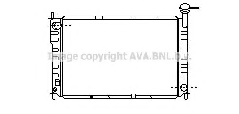 AVA QUALITY COOLING FD2183 Радиатор, охлаждение двигателя 