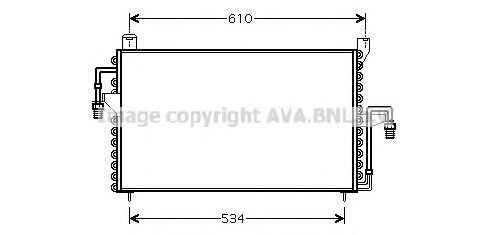 AVA QUALITY COOLING FD5186 Конденсатор, кондиционер для FORD ORION II (Форд Орион 2) AVA QUALITY COOLING FD5186 Конденсатор, кондиционер для FORD ORION II (Форд Орион 2)