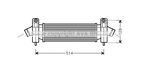 AVA QUALITY COOLING FDA4341 Интеркулер 