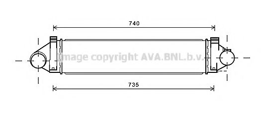 AVA QUALITY COOLING FDA4494 Интеркулер 