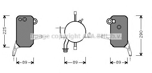 AVA QUALITY COOLING FDD119 Осушитель, кондиционер для FORD TRANSIT NEO (Форд Трансит нэо) AVA QUALITY COOLING FDD119 Осушитель, кондиционер для FORD TRANSIT NEO (Форд Трансит нэо)