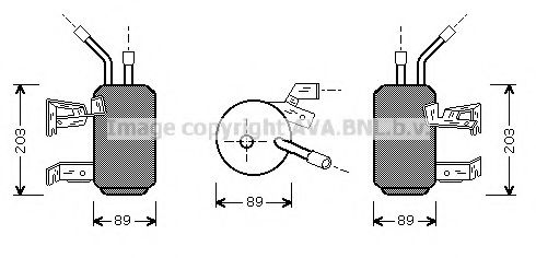 AVA QUALITY COOLING FDD312 Осушитель, кондиционер для FORD FIESTA (Форд Фиэста) AVA QUALITY COOLING FDD312 Осушитель, кондиционер для FORD FIESTA (Форд Фиэста)