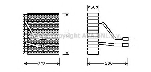 AVA QUALITY COOLING FDV330 Испаритель, кондиционер для FORD FUSION (Форд Фьюжн) AVA QUALITY COOLING FDV330 Испаритель, кондиционер для FORD FUSION (Форд Фьюжн)