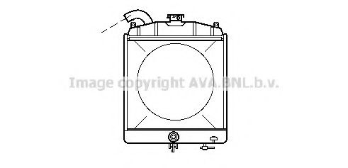 AVA QUALITY COOLING FT2000 Радиатор, охлаждение двигателя 