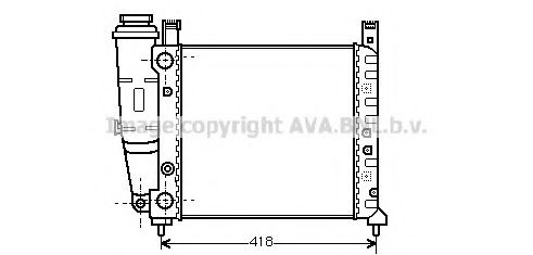 AVA QUALITY COOLING FT2026 Радиатор, охлаждение двигателя для FIAT STRADA II (Фиат Страда 2) AVA QUALITY COOLING FT2026 Радиатор, охлаждение двигателя для FIAT STRADA II (Фиат Страда 2)
