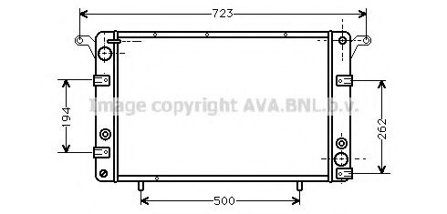 AVA QUALITY COOLING FT2164 Радиатор, охлаждение двигателя 