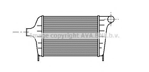 AVA QUALITY COOLING FT4005 Интеркулер для FIAT STRADA II (Фиат Страда 2) AVA QUALITY COOLING FT4005 Интеркулер для FIAT STRADA II (Фиат Страда 2)