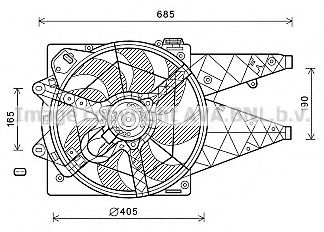 AVA QUALITY COOLING FT7595 Вентилятор, охлаждение двигателя для FIAT PRATICO (Фиат Пратиcо) AVA QUALITY COOLING FT7595 Вентилятор, охлаждение двигателя для FIAT PRATICO (Фиат Пратиcо)