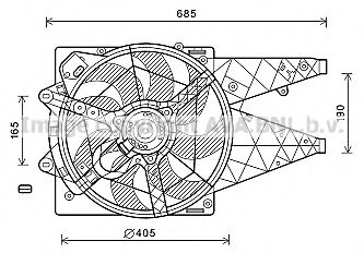 AVA QUALITY COOLING FT7597 Вентилятор, охлаждение двигателя для FIAT PRATICO (Фиат Пратиcо) AVA QUALITY COOLING FT7597 Вентилятор, охлаждение двигателя для FIAT PRATICO (Фиат Пратиcо)