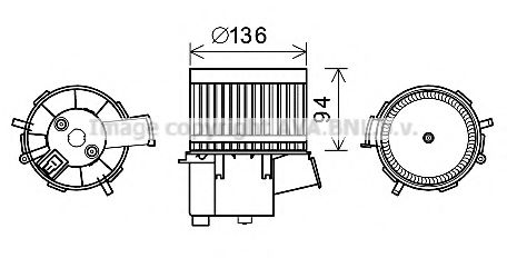 AVA QUALITY COOLING FT8448 Электродвигатель, вентиляция салона для FIAT 500 C (Фиат 500 c) AVA QUALITY COOLING FT8448 Электродвигатель, вентиляция салона для FIAT 500 C (Фиат 500 c)