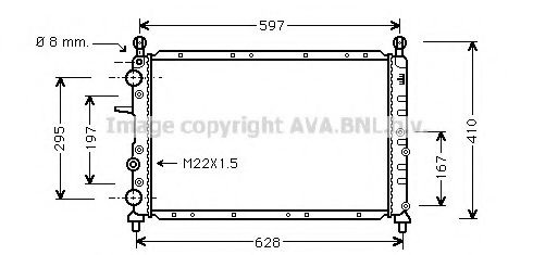 AVA QUALITY COOLING FTA2096 Радиатор, охлаждение двигателя для FIAT TEMPRA (Фиат Тэмпра) AVA QUALITY COOLING FTA2096 Радиатор, охлаждение двигателя для FIAT TEMPRA (Фиат Тэмпра)