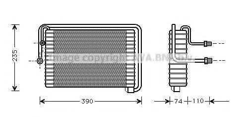 AVA QUALITY COOLING FTV021 Испаритель, кондиционер для FIAT TEMPRA (Фиат Тэмпра) AVA QUALITY COOLING FTV021 Испаритель, кондиционер для FIAT TEMPRA (Фиат Тэмпра)