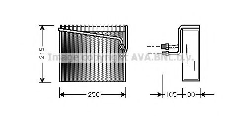 AVA QUALITY COOLING FTV072 Испаритель, кондиционер для FIAT TEMPRA (Фиат Тэмпра) AVA QUALITY COOLING FTV072 Испаритель, кондиционер для FIAT TEMPRA (Фиат Тэмпра)