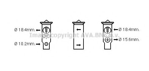 AVA QUALITY COOLING HD1259 Расширительный клапан, кондиционер для HONDA ACCORD VII ER (Хонда Аккорд 7 ер) AVA QUALITY COOLING HD1259 Расширительный клапан, кондиционер для HONDA ACCORD VII ER (Хонда Аккорд 7 ер)