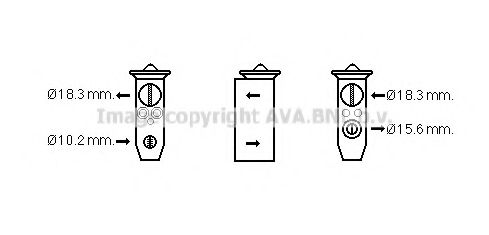 AVA QUALITY COOLING HD1291 Расширительный клапан, кондиционер для HONDA CIVIC VII (Хонда Цивик 7) AVA QUALITY COOLING HD1291 Расширительный клапан, кондиционер для HONDA CIVIC VII (Хонда Цивик 7)