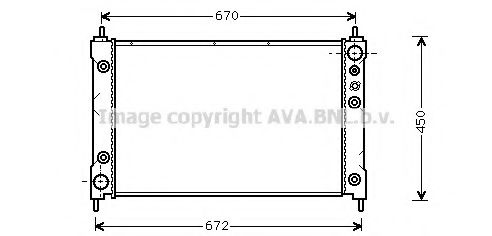 AVA QUALITY COOLING HD2037 Радиатор, охлаждение двигателя для ROVER (Ровер) AVA QUALITY COOLING HD2037 Радиатор, охлаждение двигателя для ROVER (Ровер)