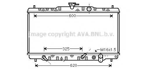 AVA QUALITY COOLING HDA2053 Радиатор, охлаждение двигателя для HONDA (Хонда) AVA QUALITY COOLING HDA2053 Радиатор, охлаждение двигателя для HONDA (Хонда)