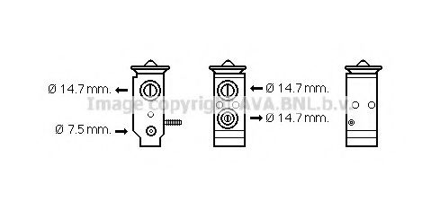 AVA QUALITY COOLING HY1292 Расширительный клапан, кондиционер для HYUNDAI AVANTE (Хендай Аvантэ) AVA QUALITY COOLING HY1292 Расширительный клапан, кондиционер для HYUNDAI AVANTE (Хендай Аvантэ)