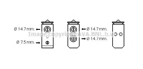 AVA QUALITY COOLING HY1294 Расширительный клапан, кондиционер для HYUNDAI ACCENT IV (Хендай Акцент 4) AVA QUALITY COOLING HY1294 Расширительный клапан, кондиционер для HYUNDAI ACCENT IV (Хендай Акцент 4)