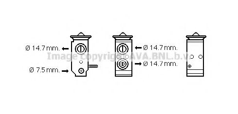 AVA QUALITY COOLING HY1300 Расширительный клапан, кондиционер для HYUNDAI SOLARIS IV (Хендай Солярис 4) AVA QUALITY COOLING HY1300 Расширительный клапан, кондиционер для HYUNDAI SOLARIS IV (Хендай Солярис 4)