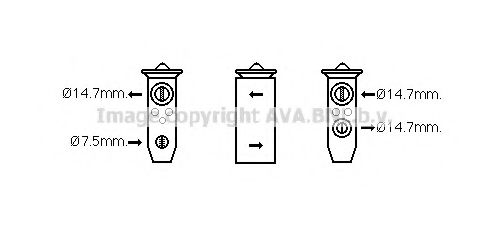 AVA QUALITY COOLING HY1336 Расширительный клапан, кондиционер для HYUNDAI EMBERA V (Хендай Эмбэра v) AVA QUALITY COOLING HY1336 Расширительный клапан, кондиционер для HYUNDAI EMBERA V (Хендай Эмбэра v)