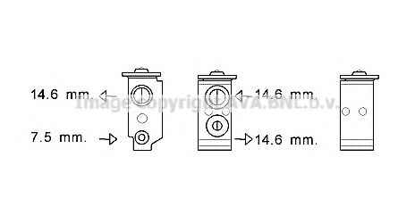 AVA QUALITY COOLING HY1363 Расширительный клапан, кондиционер для HYUNDAI GENESIS (Хендай Гэнэсис) AVA QUALITY COOLING HY1363 Расширительный клапан, кондиционер для HYUNDAI GENESIS (Хендай Гэнэсис)