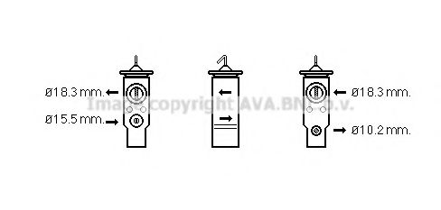 AVA QUALITY COOLING HY1410 Расширительный клапан, кондиционер для HYUNDAI EXCEL (Хендай Эxcэл) AVA QUALITY COOLING HY1410 Расширительный клапан, кондиционер для HYUNDAI EXCEL (Хендай Эxcэл)