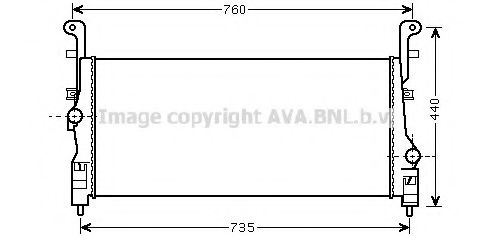 AVA QUALITY COOLING HY4200 Интеркулер для HYUNDAI AZERA (Хендай Азэра) AVA QUALITY COOLING HY4200 Интеркулер для HYUNDAI AZERA (Хендай Азэра)