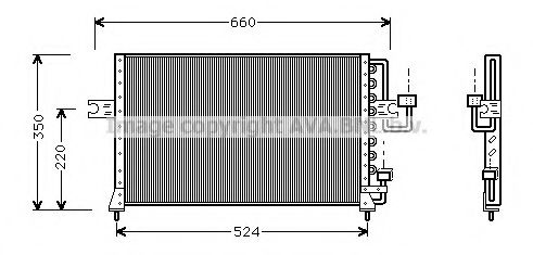 AVA QUALITY COOLING HY5045 Конденсатор, кондиционер для HYUNDAI EXCEL (Хендай Эxcэл) AVA QUALITY COOLING HY5045 Конденсатор, кондиционер для HYUNDAI EXCEL (Хендай Эxcэл)