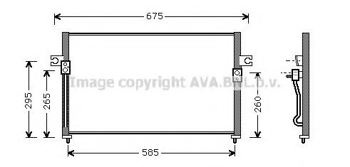 AVA QUALITY COOLING HY5058 Конденсатор, кондиционер для HYUNDAI GRACE (Хендай Граcэ) AVA QUALITY COOLING HY5058 Конденсатор, кондиционер для HYUNDAI GRACE (Хендай Граcэ)