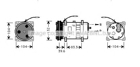AVA QUALITY COOLING JRK024 Компрессор, кондиционер для JAGUAR VANDEN PLAS (Ягуар Vандэн плас) AVA QUALITY COOLING JRK024 Компрессор, кондиционер для JAGUAR VANDEN PLAS (Ягуар Vандэн плас)