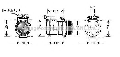AVA QUALITY COOLING JRK031 Компрессор, кондиционер для JAGUAR VANDEN PLAS (Ягуар Vандэн плас) AVA QUALITY COOLING JRK031 Компрессор, кондиционер для JAGUAR VANDEN PLAS (Ягуар Vандэн плас)